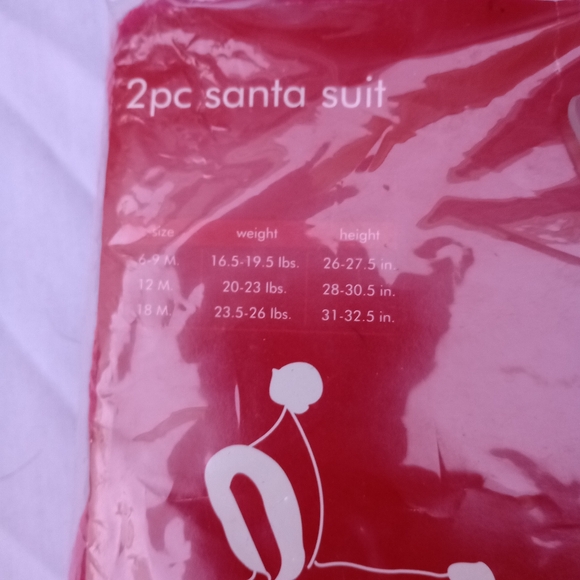 Baby Santa Suit Christmas Holiday Festive Gift Cosplay Themed Event Winter - Picture 12 of 13